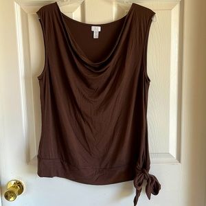 apt.9 sleeveless Cowl Neck Top